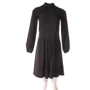 Crepe sleeve pleated CO Black dress 👯